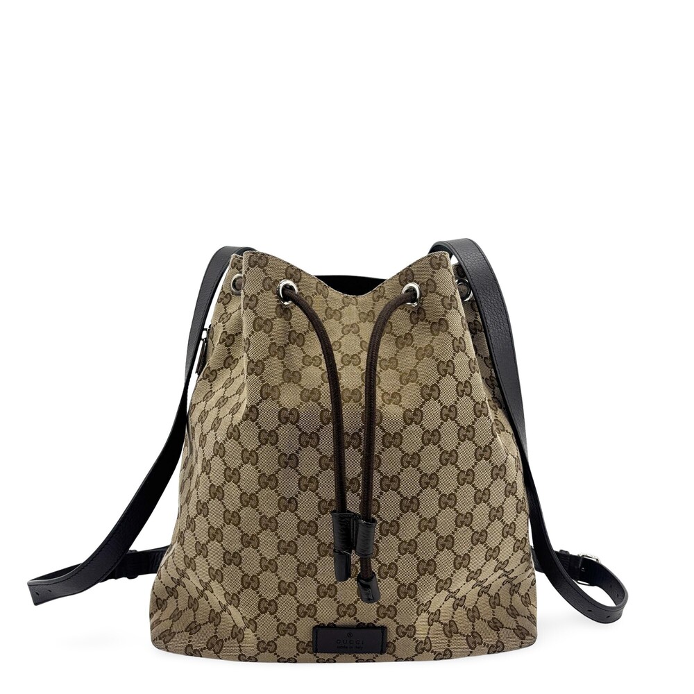 Gucci Drawstring GG Canvas Large